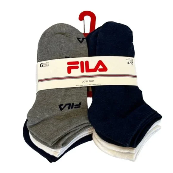 Fila Underwear Socks Fila Mens Low Cut Pack Sock Pack Size